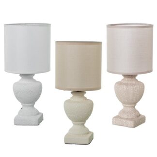 Lampara Sobremesa Ceramica Colores Surtidos 13x29 Cm.