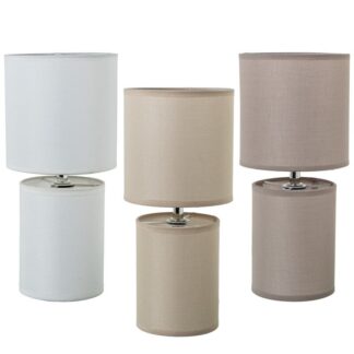 Lampara Sobremesa Ceramica Colores Surtidos 13x29 Cm.