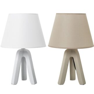 Lampara Sobremesa Ceramica Colores Surtidos 25x38 Cm.