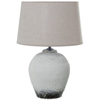 Lámpara Sobremesa Cerámica Gris +97747 1xe27 Max.40w No Incl Ø45x66cm Base:ø28x46cm
