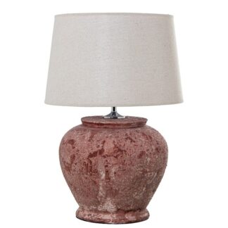 Lámpara Sobremesa Cerámica Marrón +97749 1xe27 Max.40w No In Ø45x66cm Base:ø37x45cm