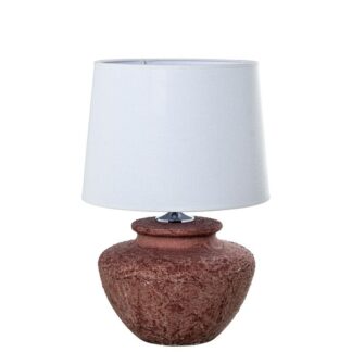 Lámpara Sobremesa Cerámica Marrón +97766 1xe27 Max.40w No In Ø35x52cm Base:ø30x35cm