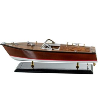 Lancha Motora 50cm Madera 50x15x15cm