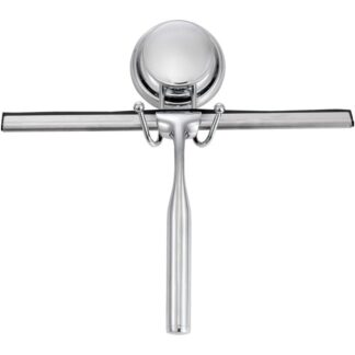 Limpiador Mampara Baño Metal C/soporte Acero 25x17cm
