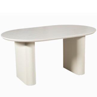 Mesa Comedor Madera Dm Extensible Color Beige +95084 (160-200)x100x76cm