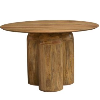 Mesa Comedor Madera Mango Redonda +92332 Ø120x76cm