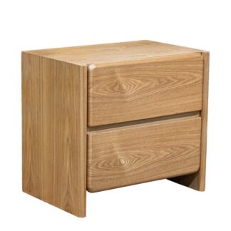 Mesa De Noche Madera C/2 Cajones 60x40x55 Cm