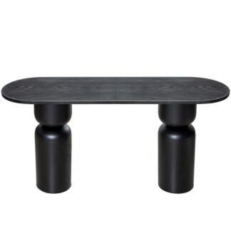Mesa Entrada Madera Dm C/patas Metal Negro +72351 150x45x75cm