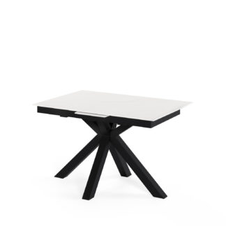 Mesa ext. LORI 140 blanco/negro