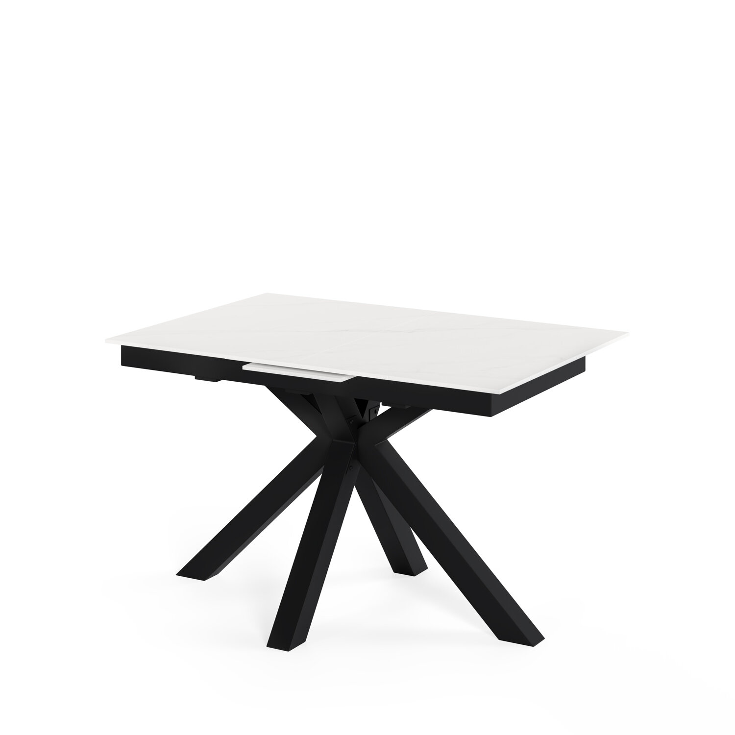 Mesa ext. LORI 140 blanco/negro