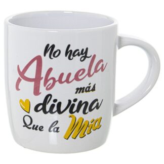 Mug Cerámica Decorado Abuela Ø8x12x9,5cm ,375ml