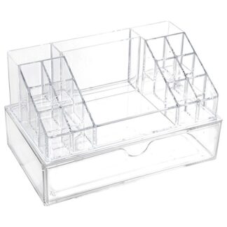 Organizador Acrilico Para Cosmeticos C/cajon 23x12,5x14cm