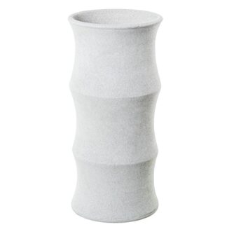 Paragüero Cerámica Beige Arena Forma Bambú Ø25x50cm