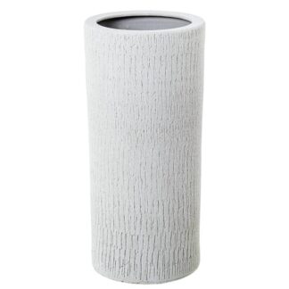 Paragüero Cerámica Beige Arena Rayado Vertical Ø25x50cm