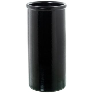 Paragüero Cerámica Negro Brillo 24x48cm