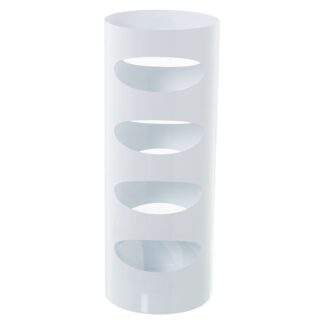 Paragüero Metal Blanco Redondo Ø19x49cm