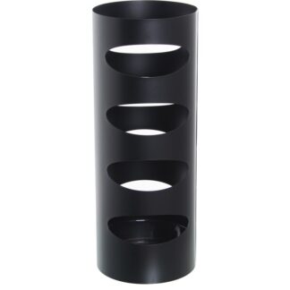 Paragüero Metal Negro Redondo Ø19x49cm