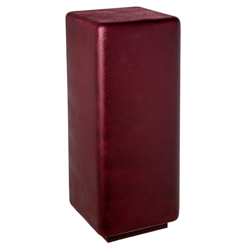 Pedestal Metal Burdeos Mate Rugoso 35x35x90cm