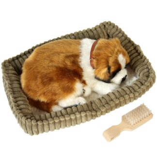 Peluche Con Movimiento Perro San Bernardo 23x19x10 Cm