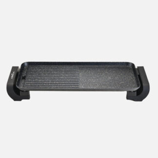 Plancha De Asar Y Gril Tokachi 1800w Negro Ceramica Antiadherente Termost.reg.calentamiento Rapido 6x57,5x23,5cm