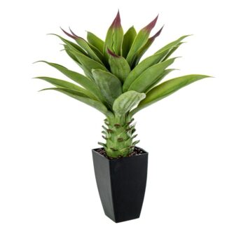 Planta Artificial Agave 70cm Pe+pvc Ø52x70cm Maceta:15x15x24cm