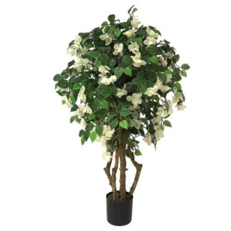 Planta Artificial Bugambilia 150 Cm Blanca 150 Cm.
