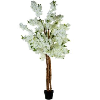 Planta Artificial Cerezo 180 Cm Blanco Cherry 4 Troncos 180 Cm.