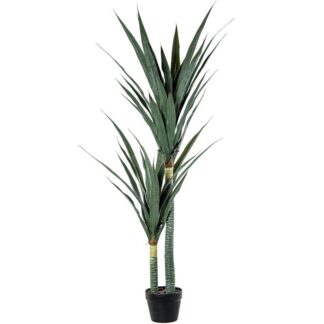 Planta Artificial Dracaena 160cm 3 Troncos Pe+pvc Ø70x175cm Maceta:ø20x17cm
