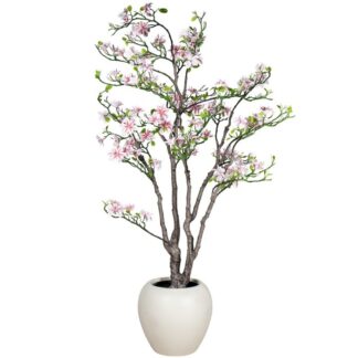 Planta Artificial Magnolia 220cm Pe+pvc 130x120x220cm Maceta:ø45x45cm