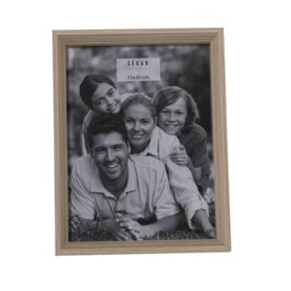 Portafotos Madera 15x20cm Ext:17,4x22,4x3cm