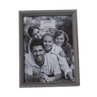 Portafotos Madera 15x20cm Ext:17,4x22,4x3cm, Dm+papel