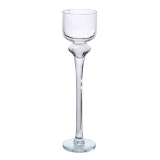 Portavelas Cristal Transparente Ø12x60cm