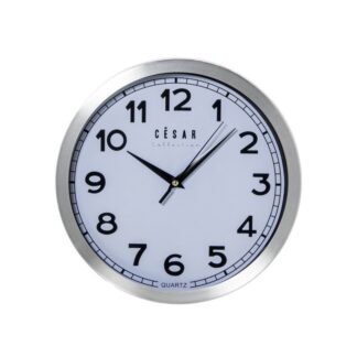 Reloj Pared 25,5cm Aluminio Ø25,5x4,5cm