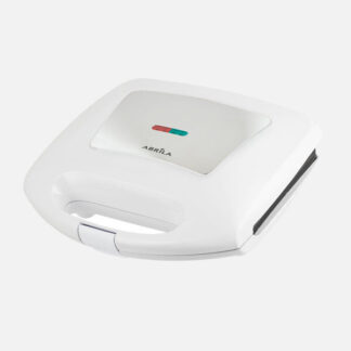 Sandwichera Rabino 750w Blanco/acero Antiadh.luz Indicad Placa 21x12cm Grill.tact.frio 10x21,5x20,5cm