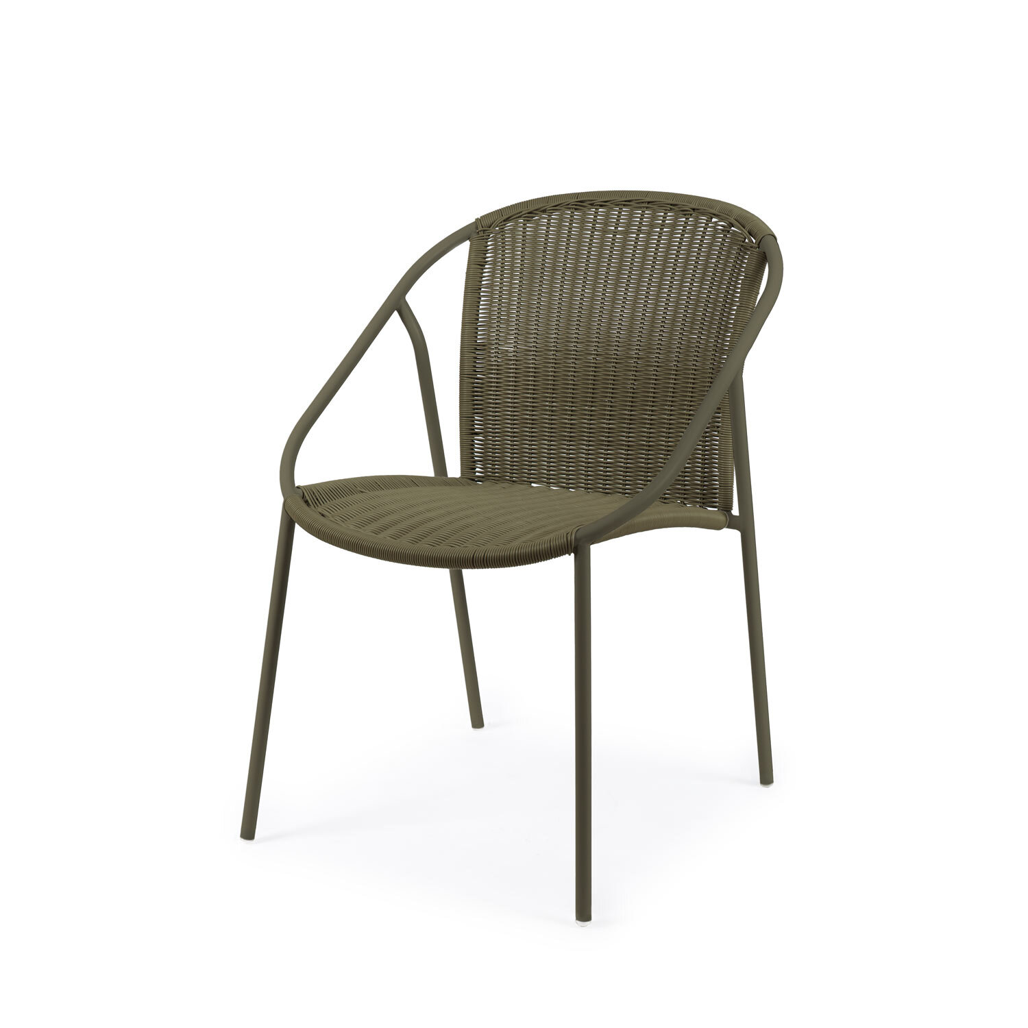Silla de exterior KRISTEN verde