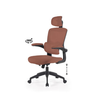 Silla oficina BRISTOL terracota