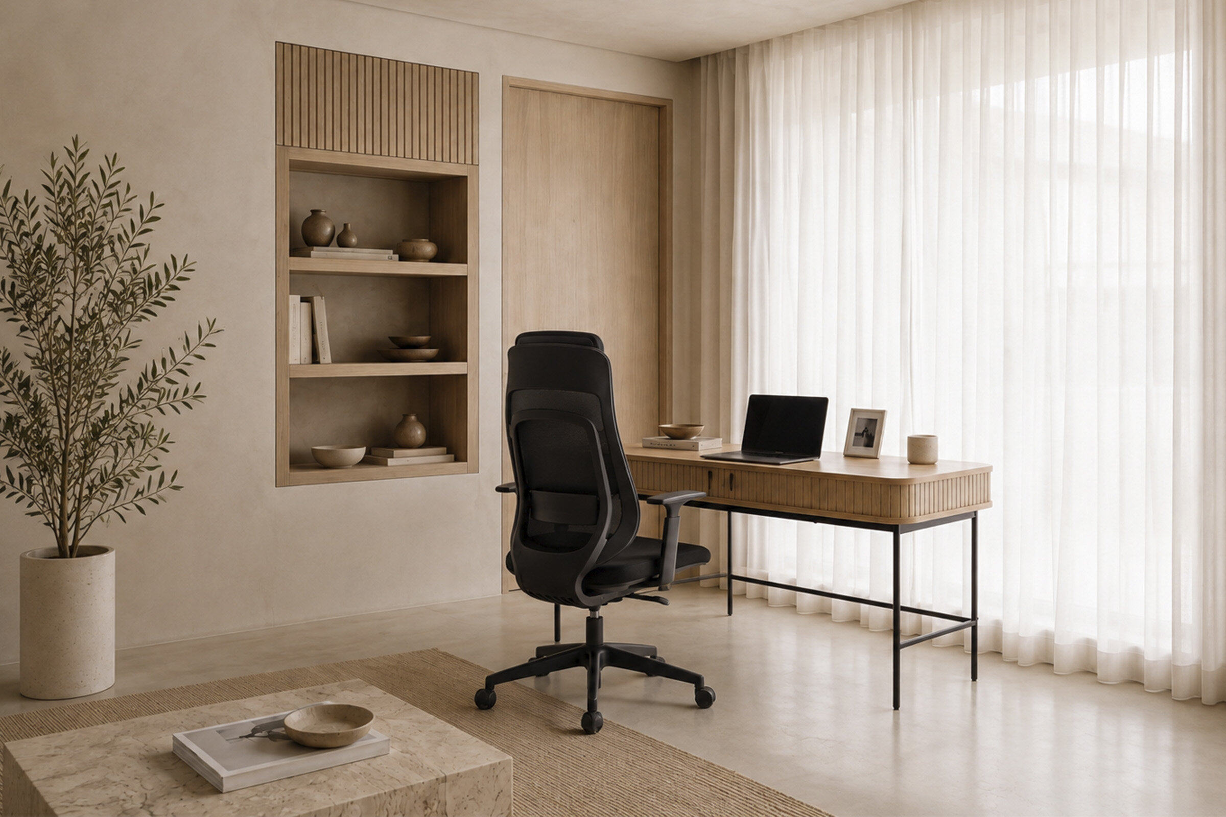 Silla oficina COLUMBUS negro