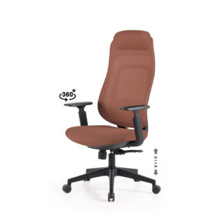 Silla oficina COLUMBUS terracota