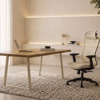 Silla oficina PARDUE beige