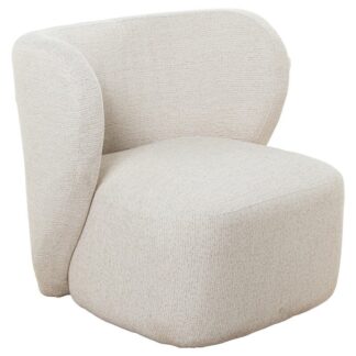 Sillón Madera Tapizado Beige 78x73x73cm Alt.asiento:40cm