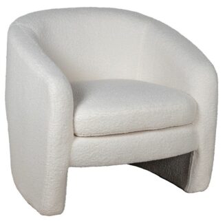 Sillon Tela Blanca 72x81x75cm Alt.asiento:47cm