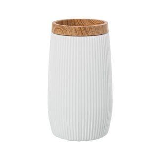 Vaso Baño Acrilico Blanco Ø7x13cm