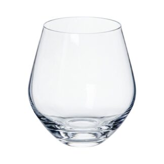 Vaso Cristal Bohemia 500ml Liso Tori Titanium En Caja Regalo Ø10x11cm Boca:ø7cm
