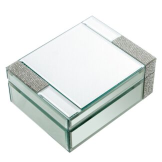 Joyero Cristal Espejo 19x15x8cm