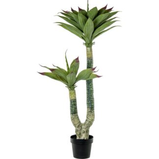 Planta Artificial Agave 135cm 2 Troncos Pe+pvc 65x55x135cm Maceta:ø20x17cm